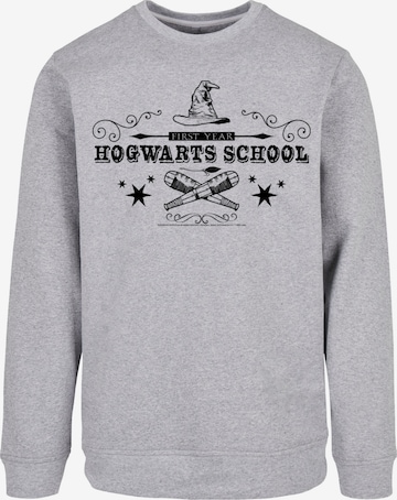 Felpa 'Harry Potter Hogwarts First Year' di F4NT4STIC in grigio: frontale