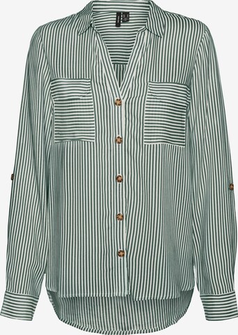 VERO MODA Blouse 'Bumpy' in Green: front