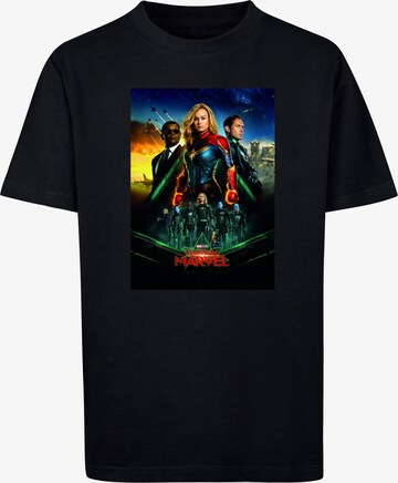 Maglietta 'Captain Marvel - Movie Starforce Poster' di ABSOLUTE CULT in nero: frontale