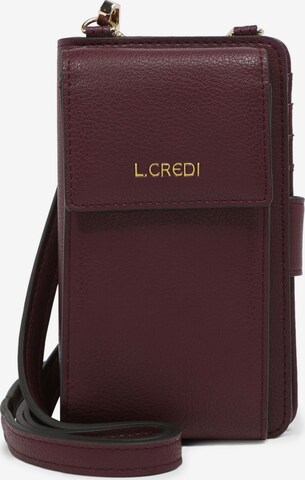 L.CREDI Crossbody Bag 'Jane' in Red: front