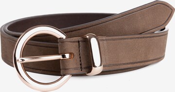 Cassandra Accessoires Belt 'Nabuk' in Brown: front