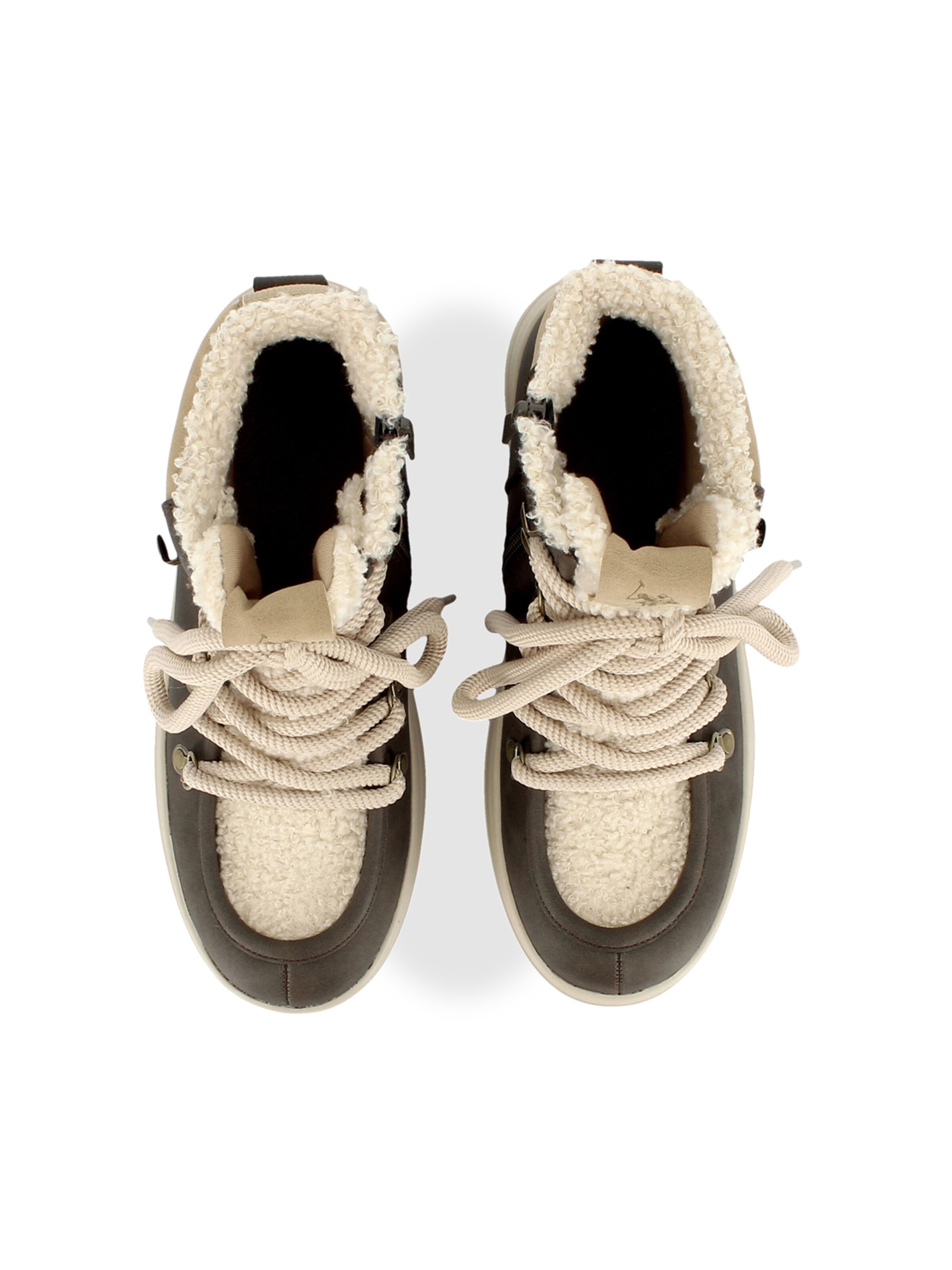 US POLO ASSN. - Botim com fivela 'Icy' em castanho: topo