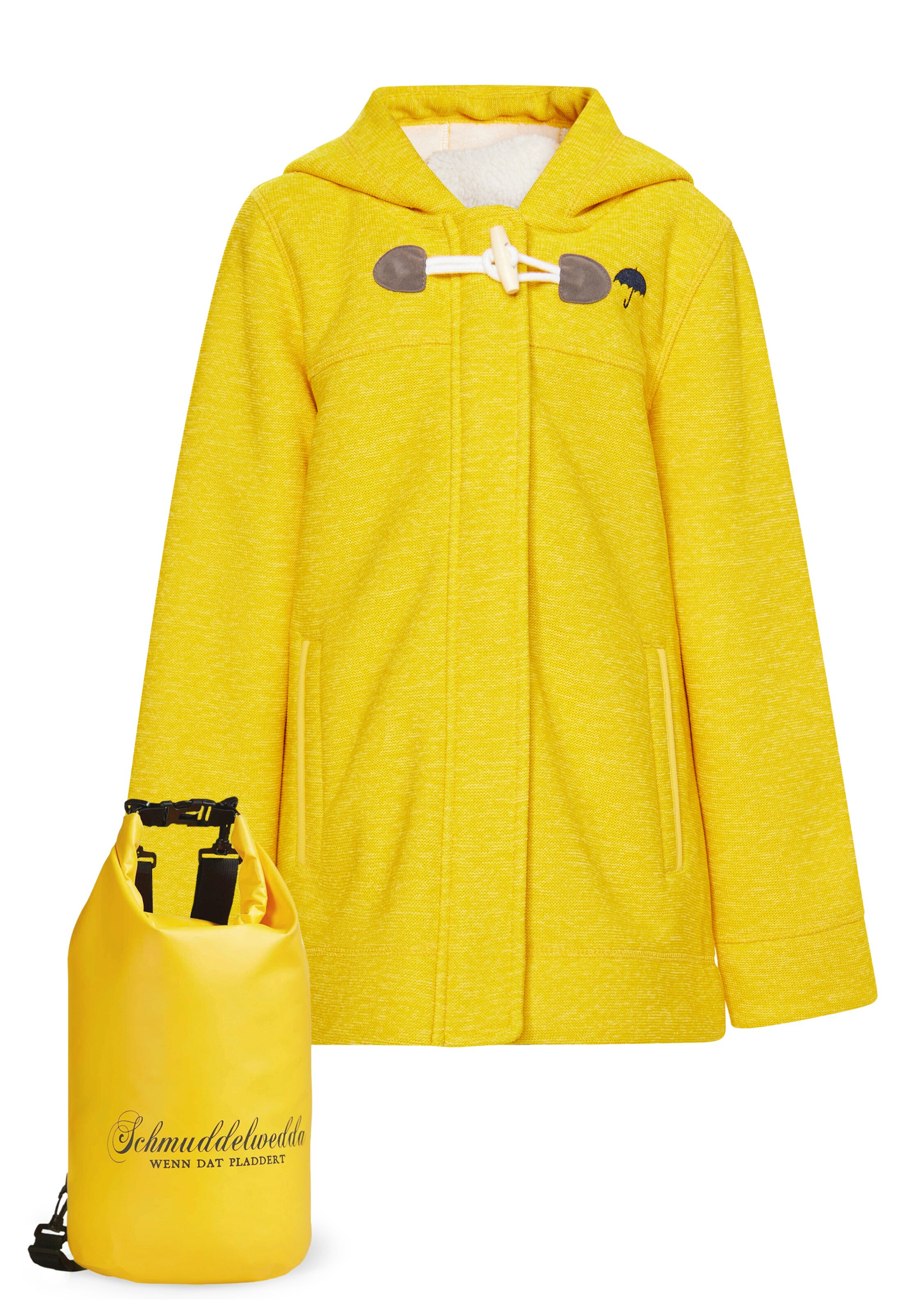 Schmuddelwedda - Chaqueta polar en amarillo: frente