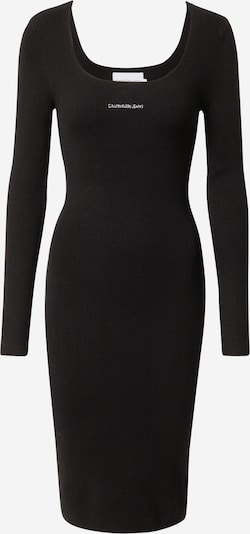 Calvin Klein Jeans Obleka | črna / bela barva, Prikaz izdelka