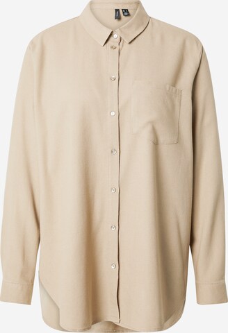 VERO MODA Blouse 'MYMILO' in Beige: voorkant