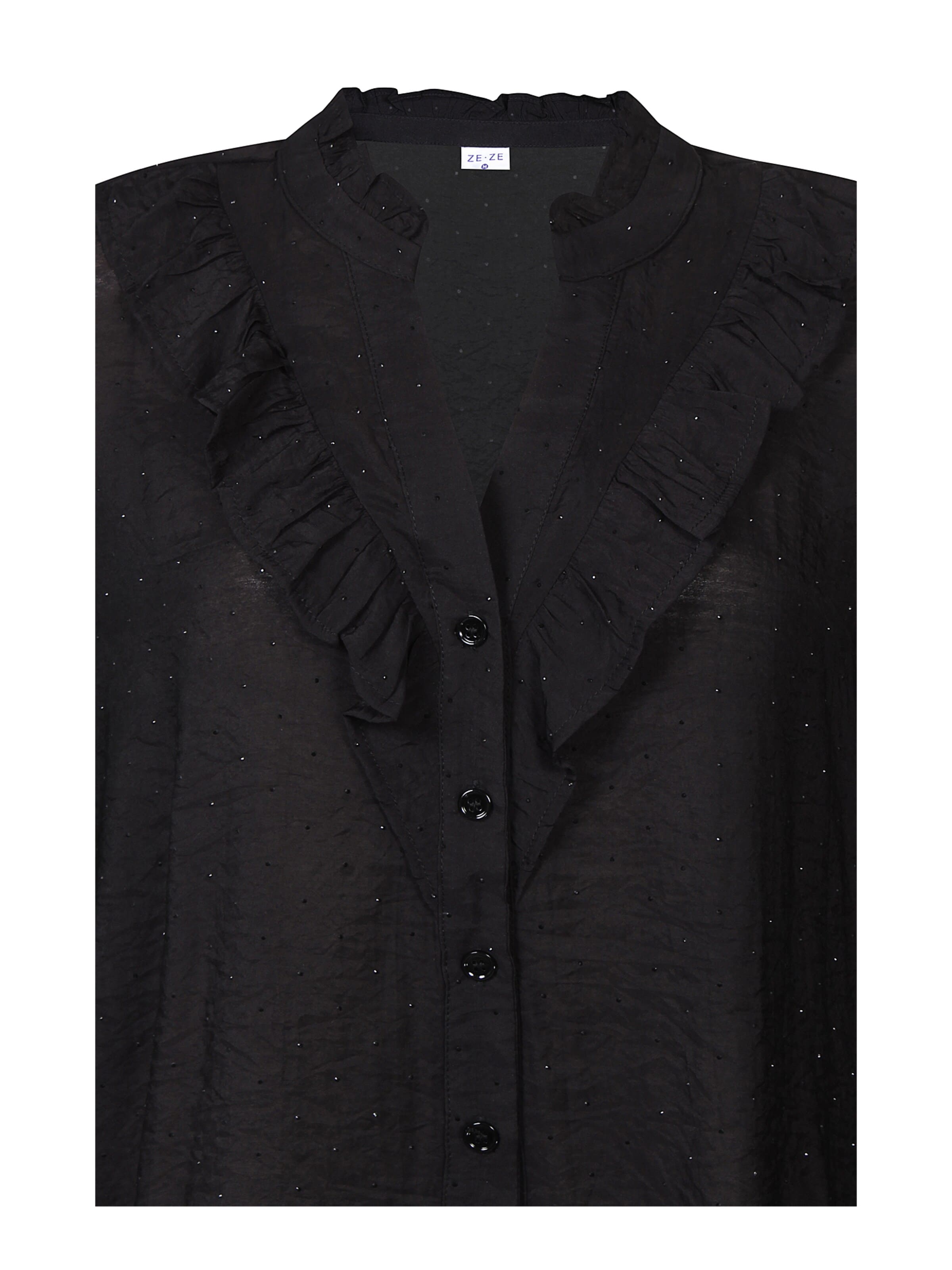 Camicia da donna 'Irina 352' di ze-ze in nero
