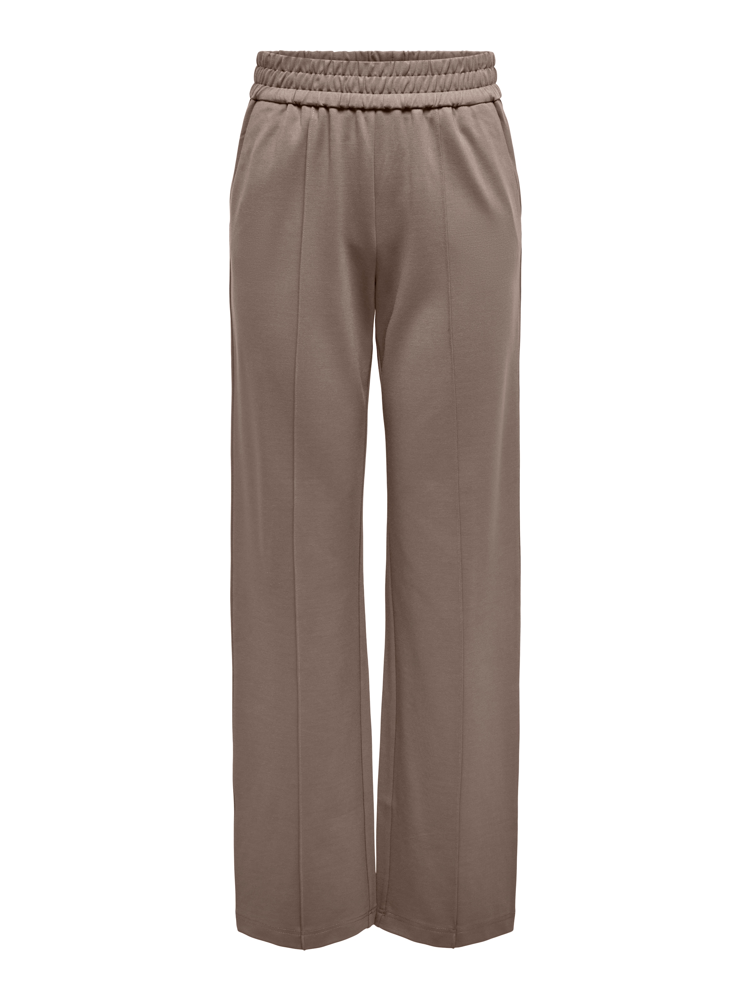 ONLY Wide leg Trousers 'ONLPOPTRASH' in Brown: front