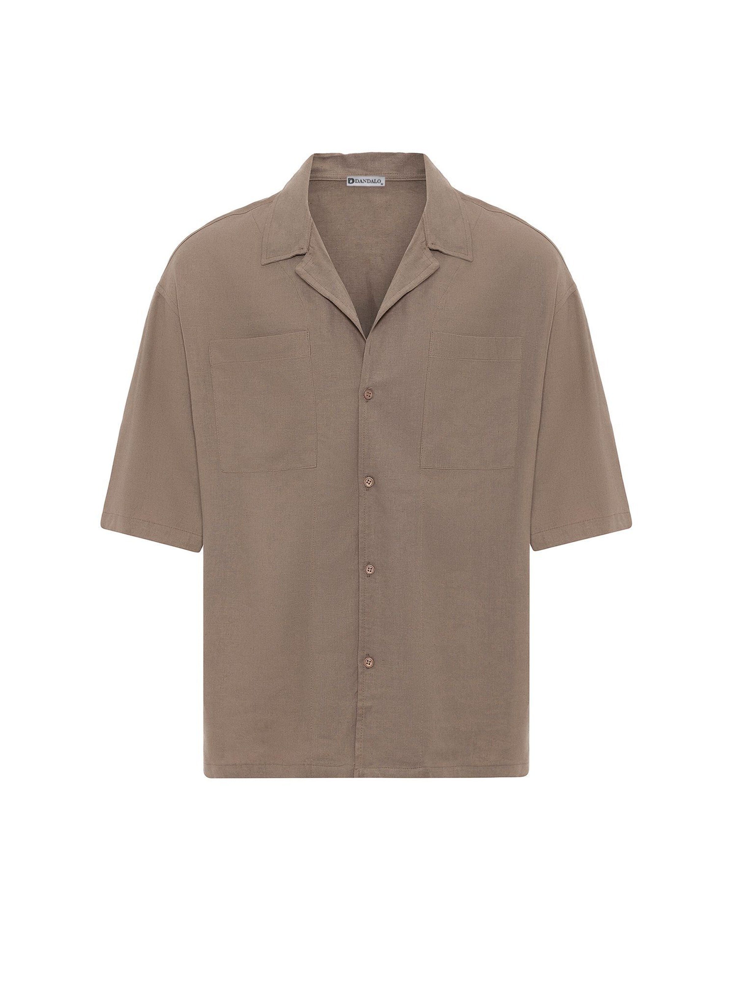 T-Shirt Dandalo en marron : devant