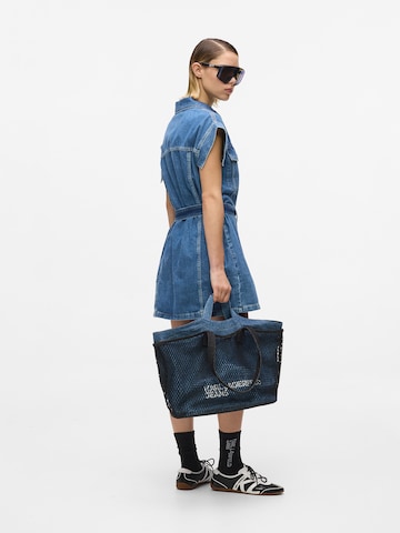 KARL LAGERFELD JEANS Shopper táska - kék