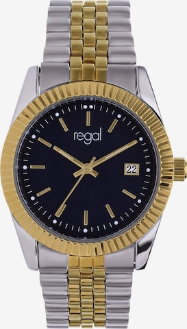 Montre à affichage analogique Lucardi en argent : devant