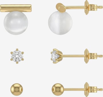 Sofia Milani Schmuckset 'Bar Ball Zirconia' in Gold: Vorderseite