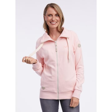 Ragwear Sweat jacket 'Shocky' in Pink: front
