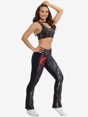 Winshape Flared Workout Pants 'BCL107' in Black