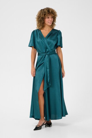 Cream Jurk 'Loretta' in Blauw