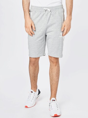 Regular Pantalon de sport 'Ray 2.0' Hummel en gris : devant
