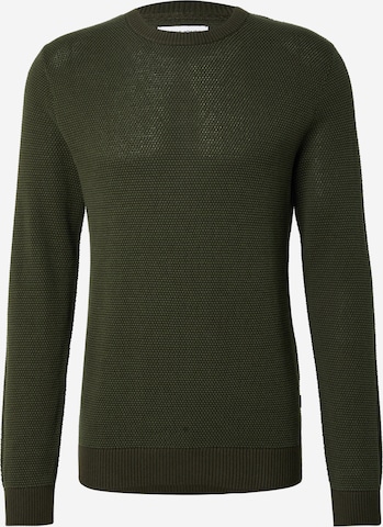 JACK & JONES Свитер 'JJEGlobe' в Зеленый: спереди