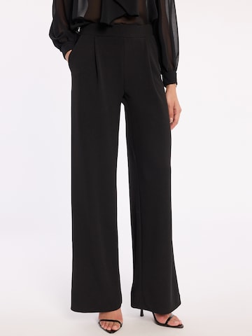 Regular Pantalon 'Adya' Ana Alcazar en noir : devant