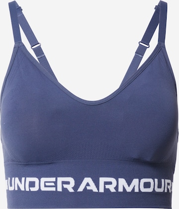 UNDER ARMOUR Sports Bra in Grey: front