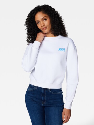 Mavi Sweatshirt in Weiß: Vorderseite