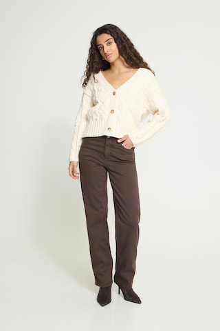 ICHI Cardigan 'ARPER' i beige