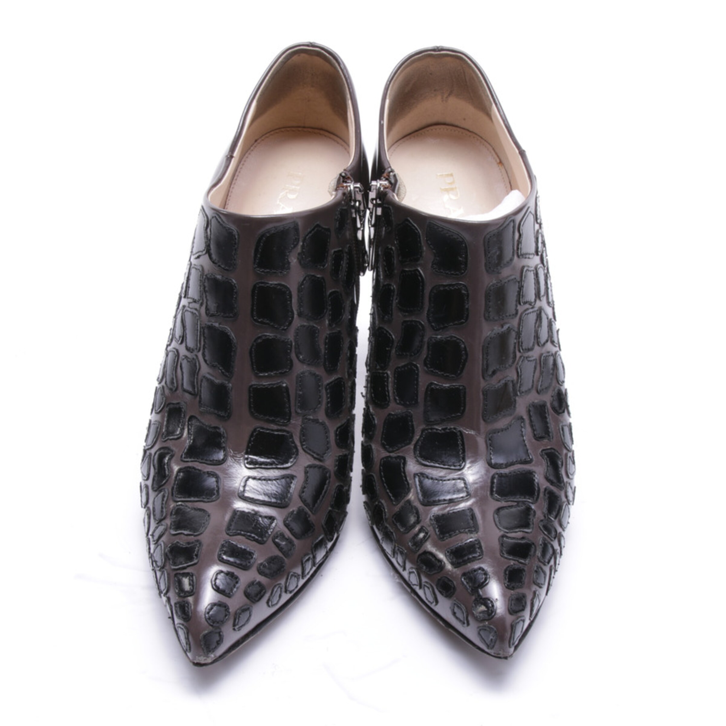 PRADA Stiefeletten 38 in Braun