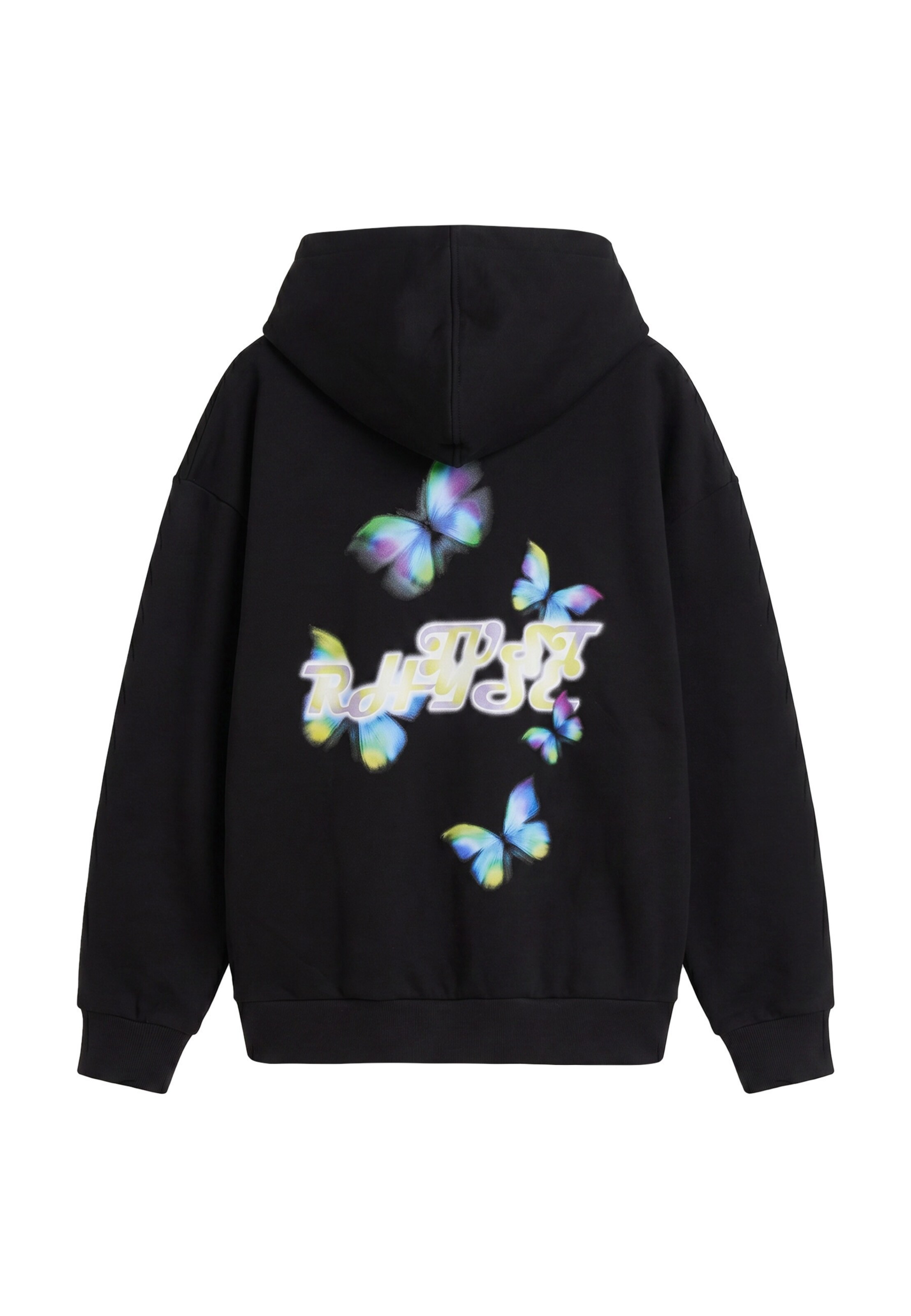 Just Rhyse Sweat jacket 'Glow' in Black