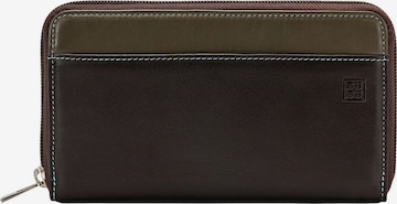 DuDu Wallet in Brown: front