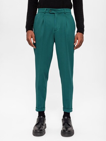 Antioch Slim fit Trousers in Green: front