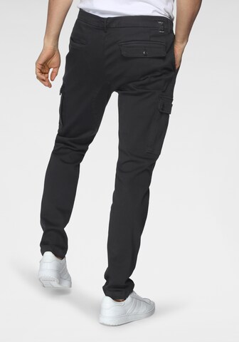 REPLAY Slimfit Cargohose in Schwarz
