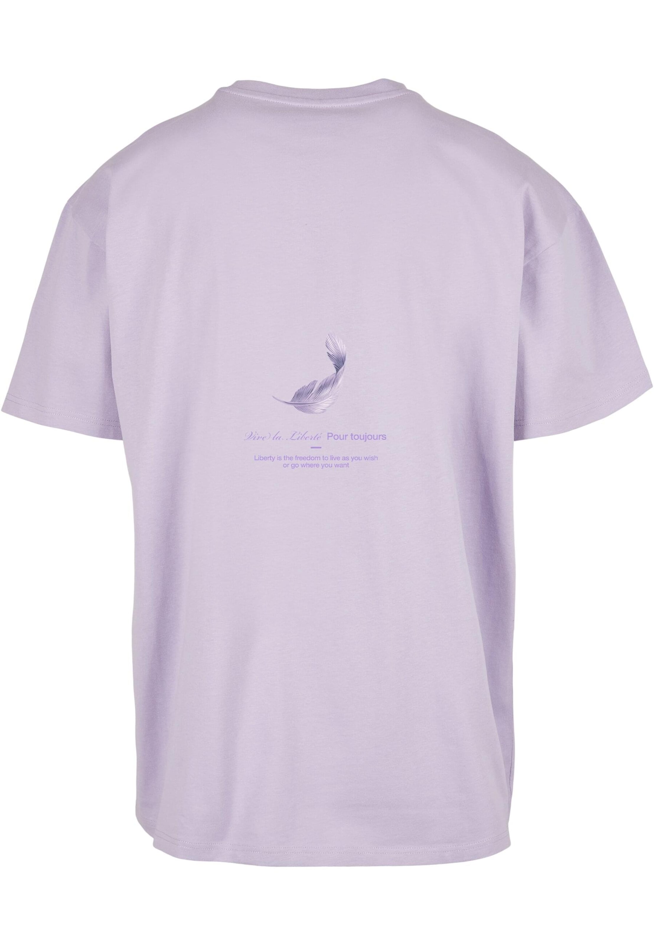 Maglietta 'Vive la Liberte' di Mister Tee in lilla