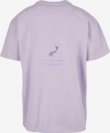 T-Shirt 'Vive la Liberte' Mister Tee en violet