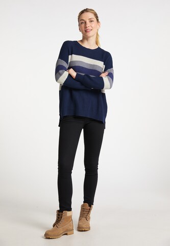 usha BLUE LABEL Pullover in Blau