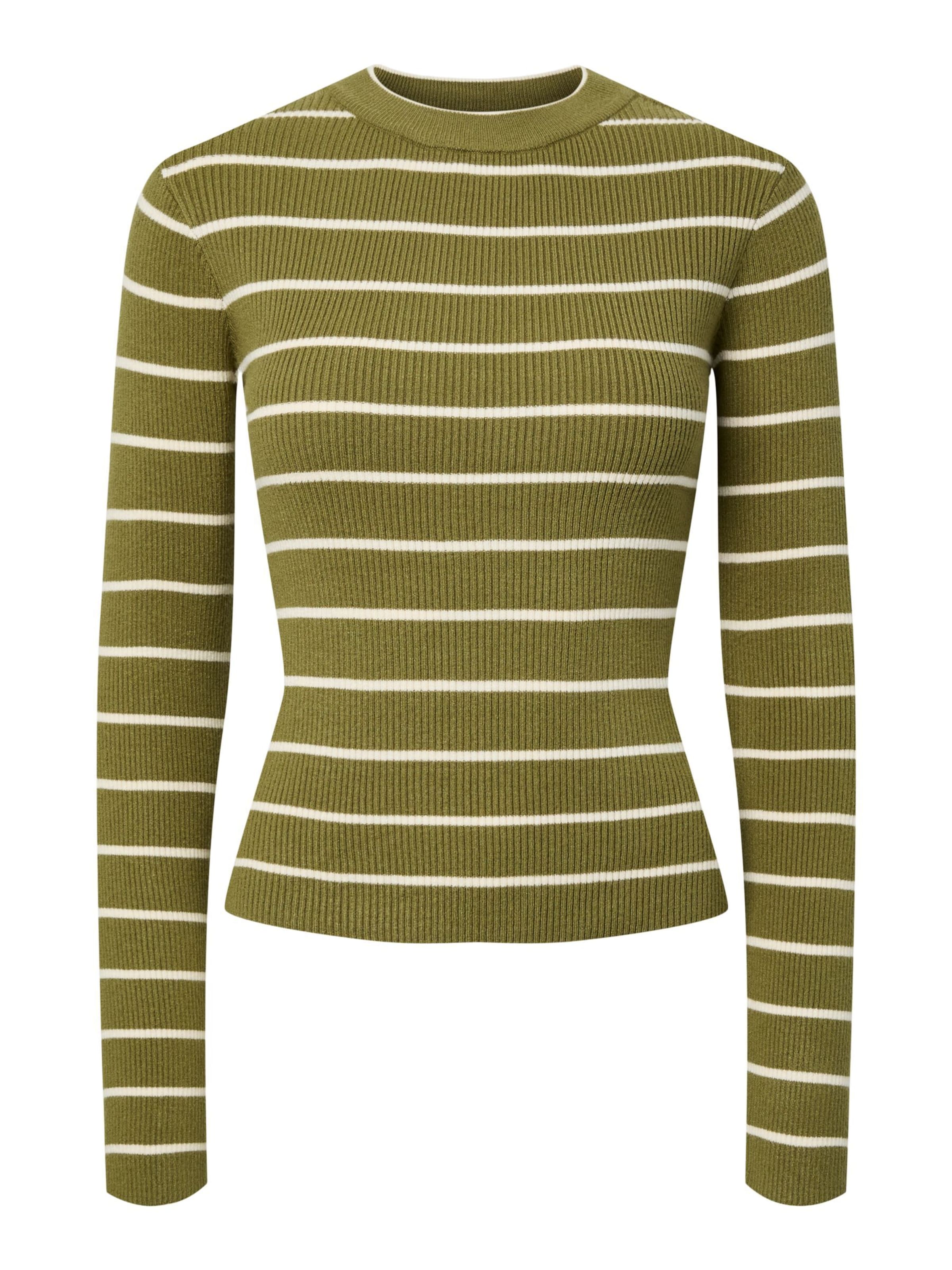 PIECES Pullover in Grün: Vorderseite