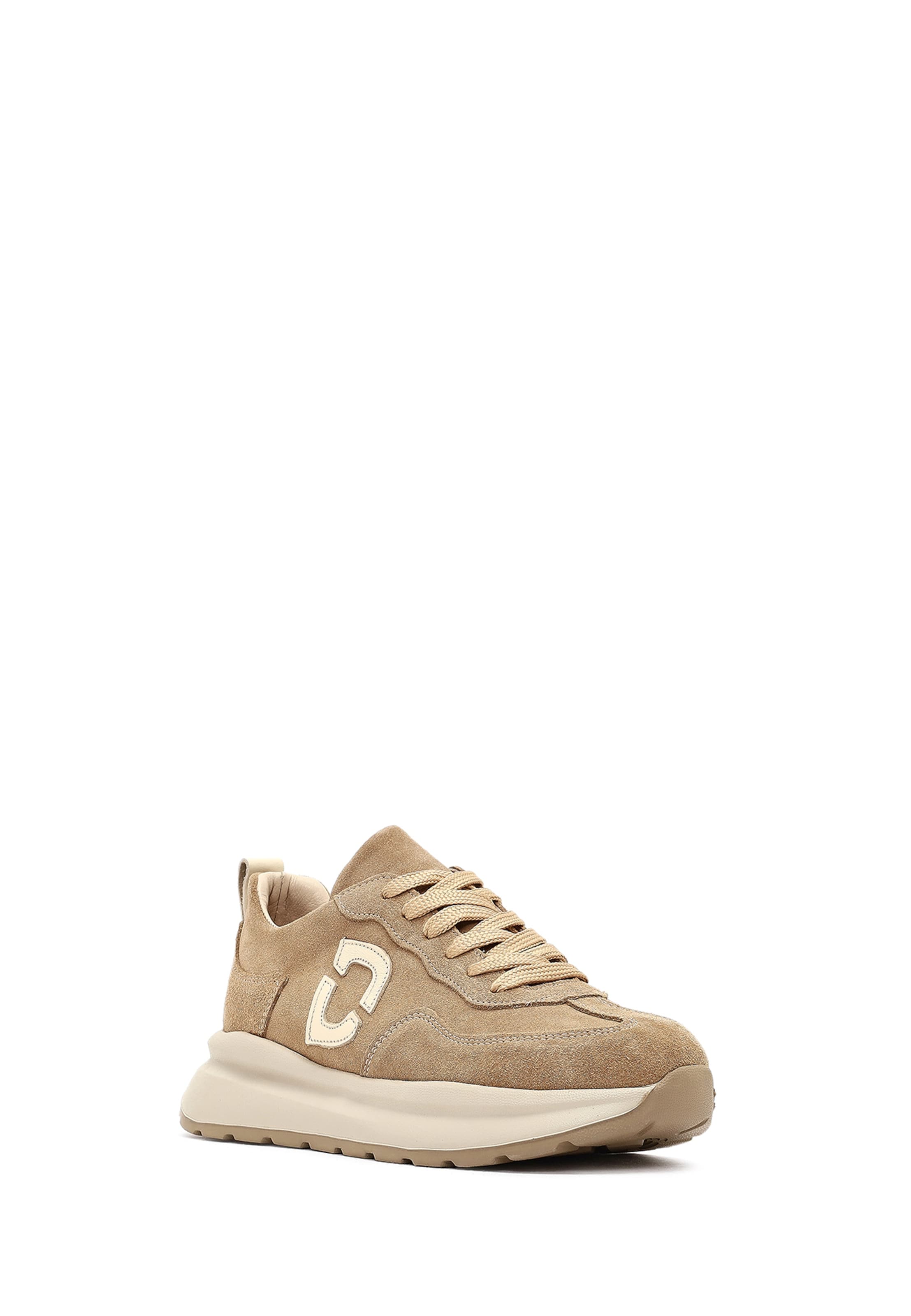 Derimod Platform trainers in Beige