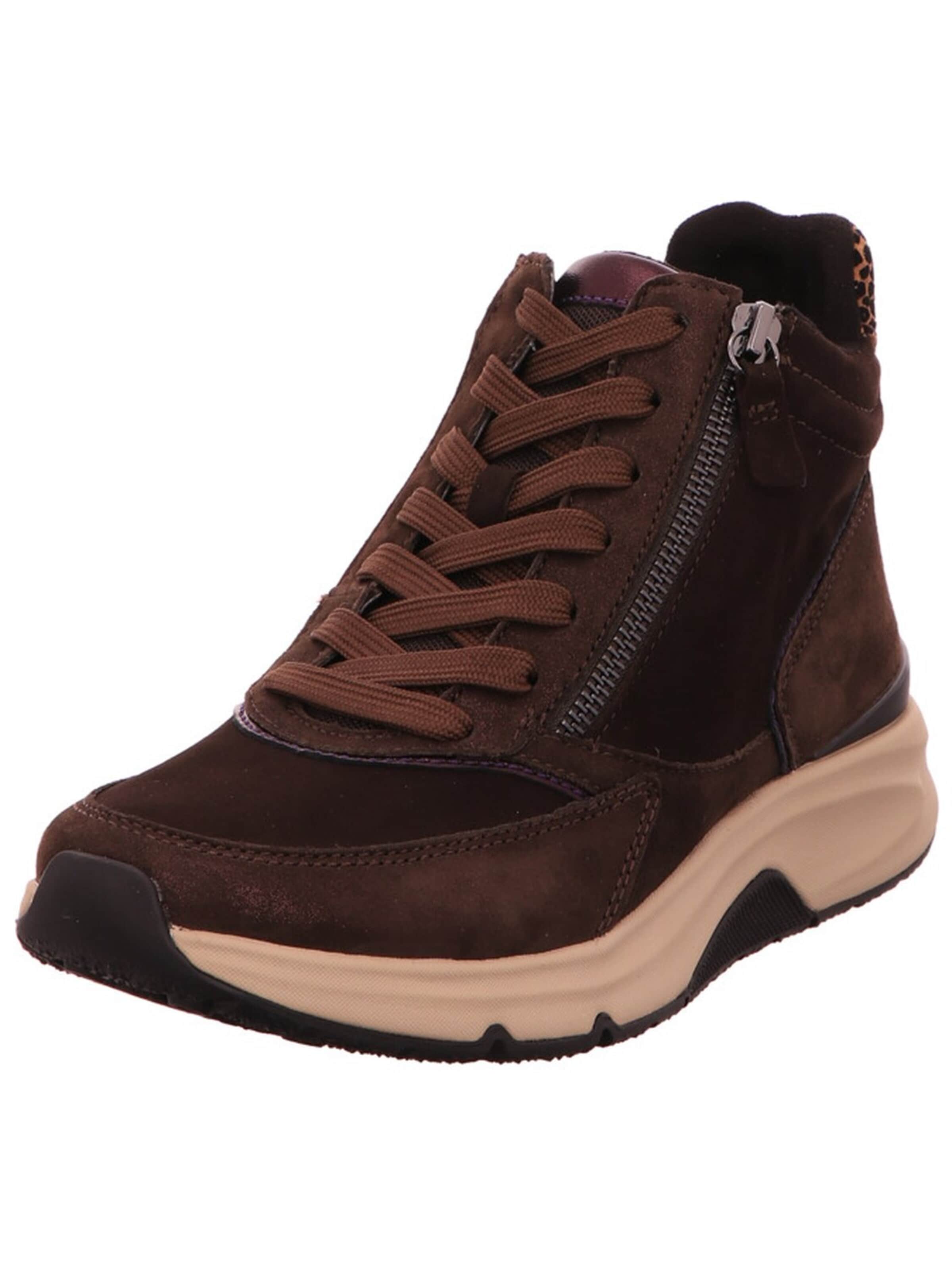 GABOR Boots 'Stiefel Damen 56.887.43 Rauleder in braun'‌‌‌‌‌ in Braun: Vorderseite