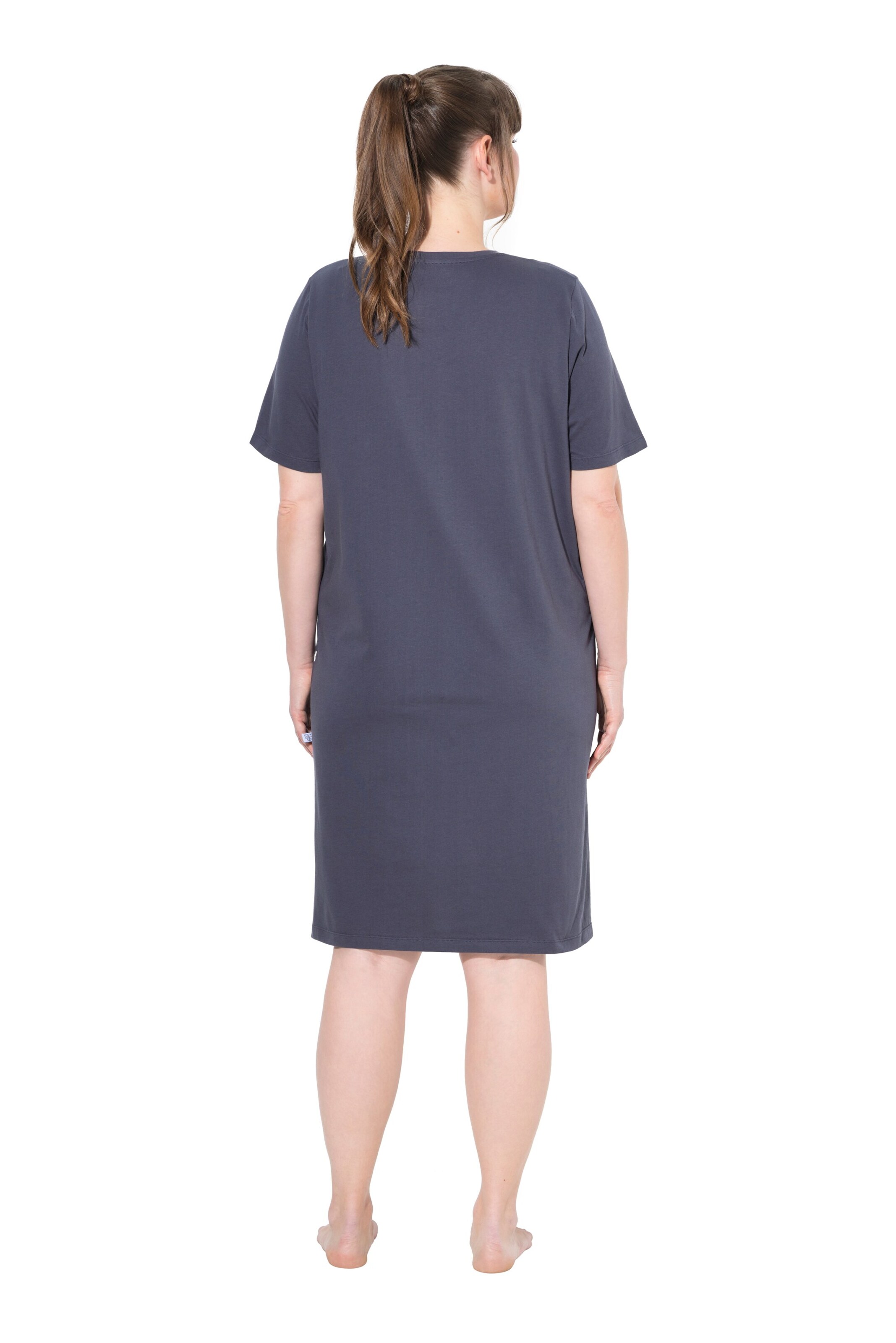 Ulla Popken Nachthemd in Grijs