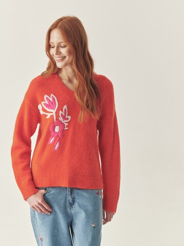 TATUUM - Jersey en naranja: frente