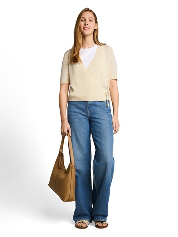 TOM TAILOR DENIM Strickjacke in Beige