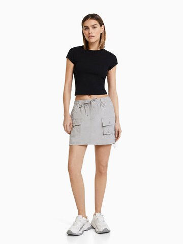 Bershka Skirt in Grey