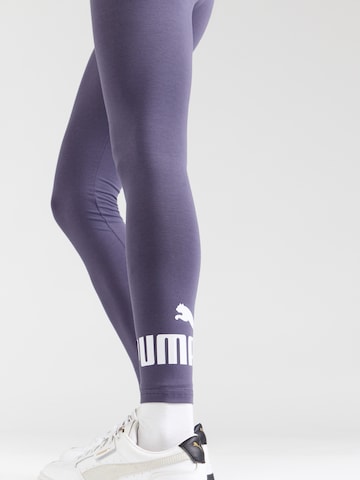 PUMA Skinny Športne hlače 'ESS No. 1' | modra barva