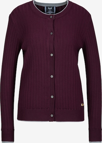 19V69 ITALIA Strickjacke 'Caro' in Rot: Vorderseite