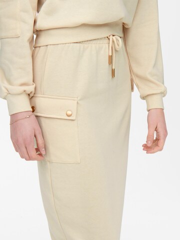 ONLY Skirt 'NEW GWEN' in Beige