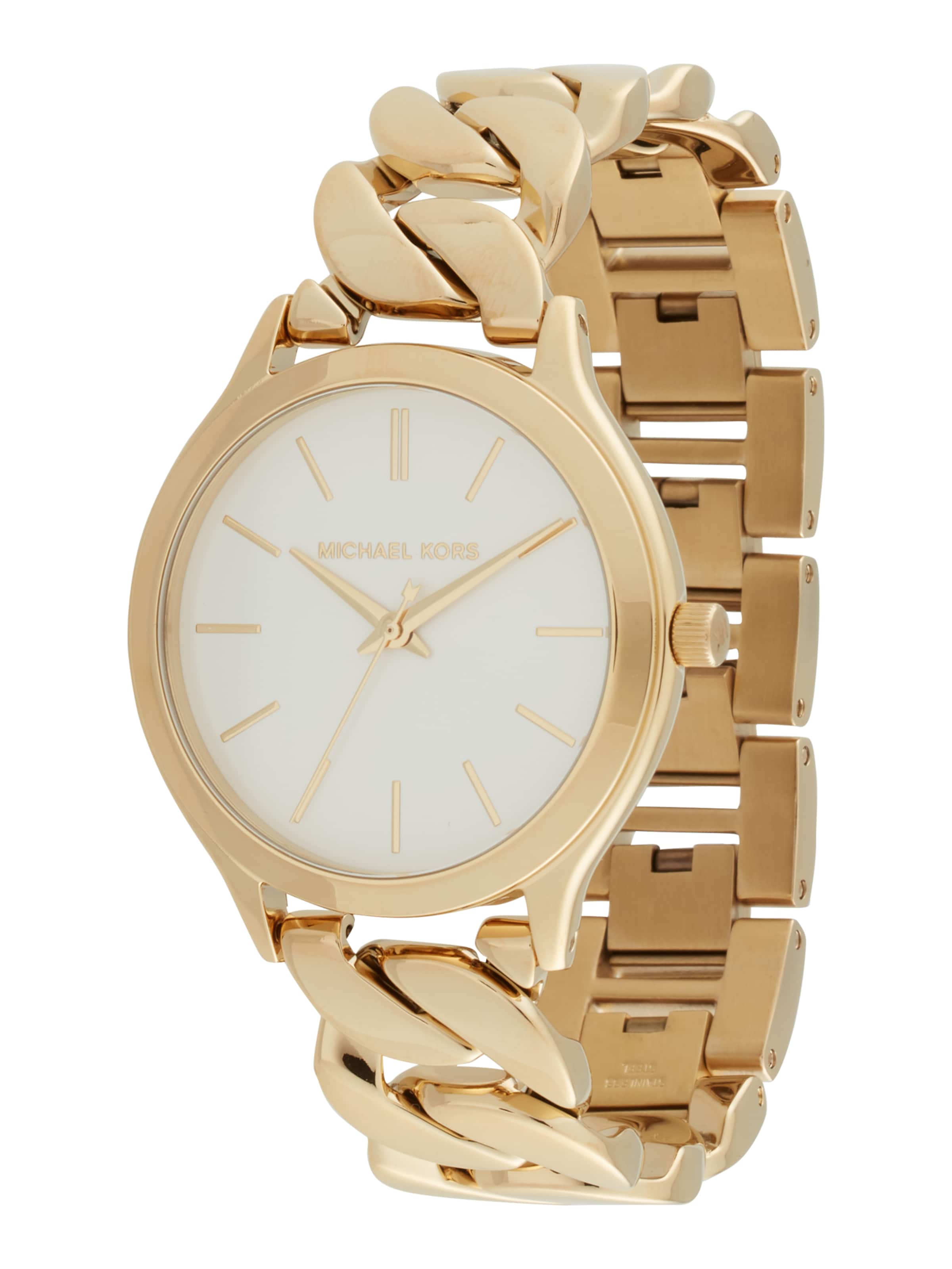 Ceas analogic 'SLIM RUNWAY' de la MICHAEL Michael Kors pe auriu: față