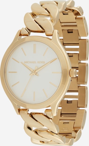 MICHAEL Michael Kors Analoog horloge 'SLIM RUNWAY' in Goud: voorkant