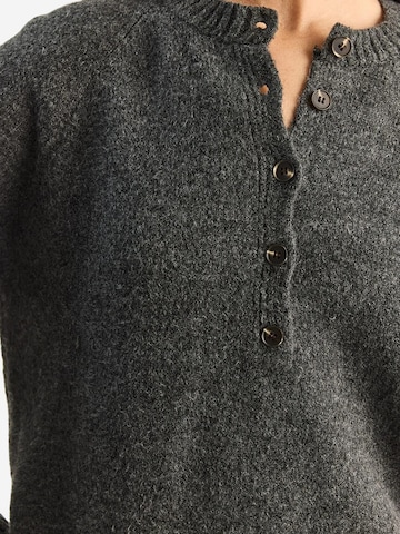 Bianco Lucci Pullover in Grau