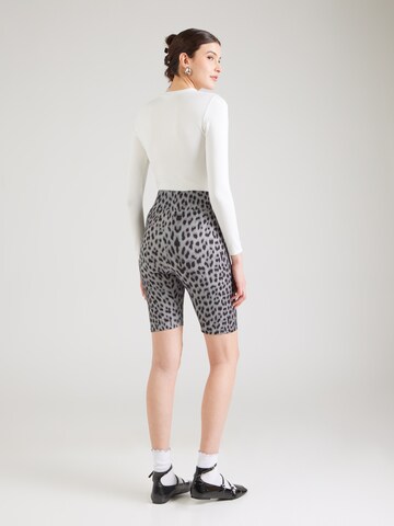 Skinny Leggings 'Romy Bike' de la OH APRIL pe gri
