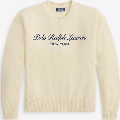 S dydžio Megztinis iš Polo Ralph Lauren, spalva – kremo / tamsiai mėlyna, Prekių apžvalga