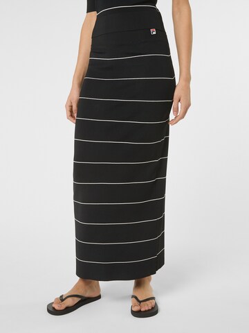FILA Hame 'MONTECARLO straight fine knitted skirt' värissä musta: etupuoli