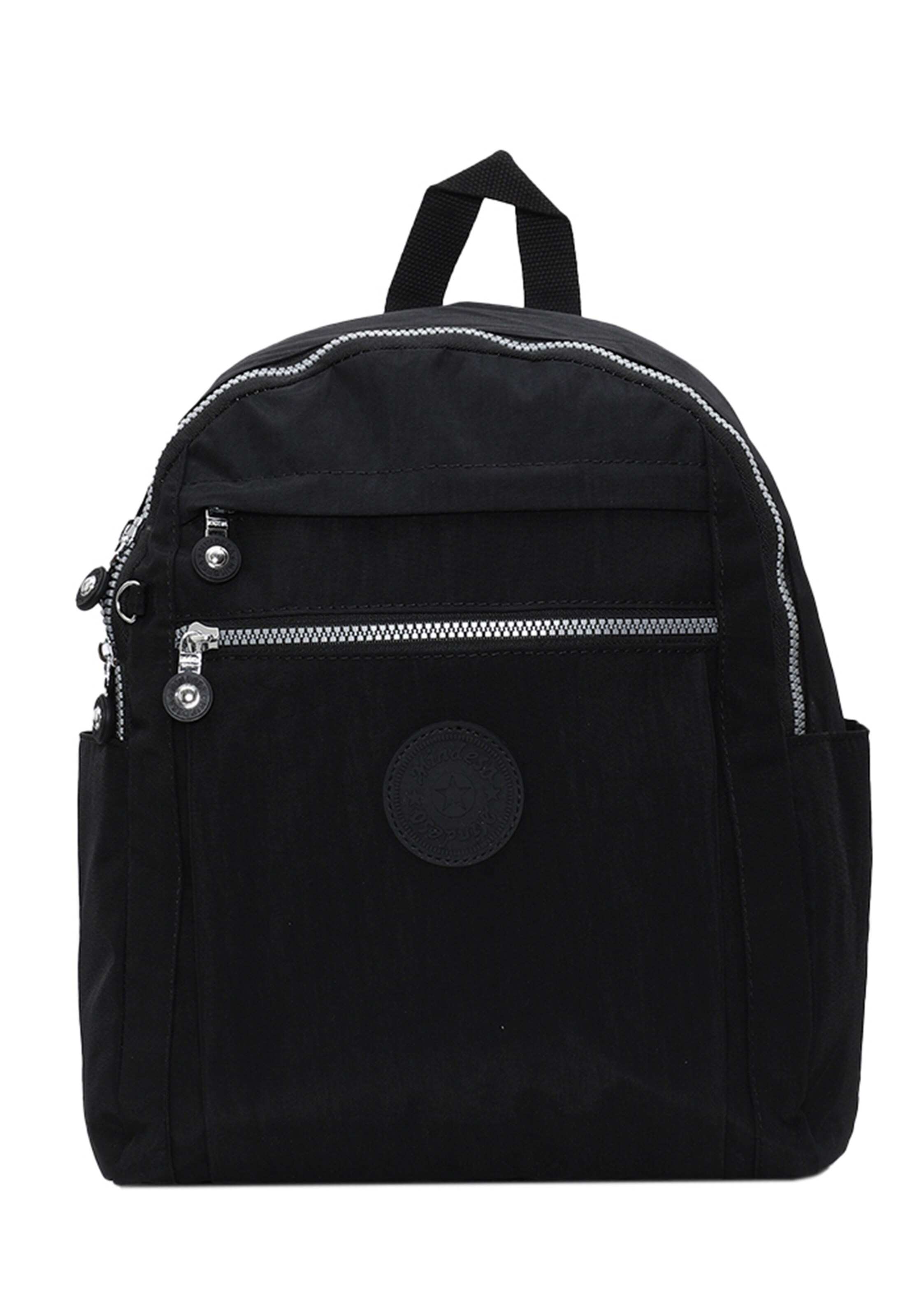 Mindesa Backpack in Black: front