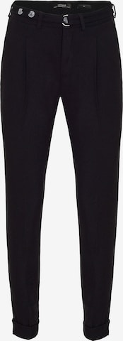 AntiochSlimfit Hlače na crtu - crna boja: prednji dio